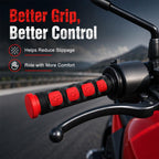 2 PCS Motorcycle Modification Accessories PVC Horn ShapeHand Grip Cover Handlebar Set