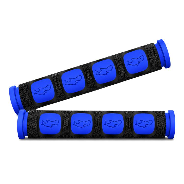 2 PCS Motorcycle Modification Accessories PVC Horn ShapeHand Grip Cover Handlebar Set – Durable Build, Easy to Use Blue