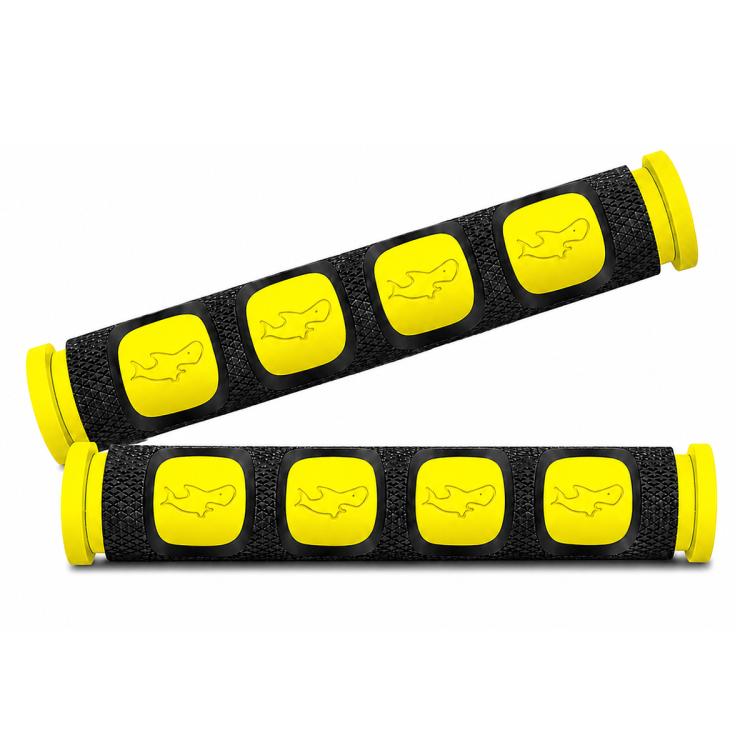 2 PCS Motorcycle Modification Accessories PVC Horn ShapeHand Grip Cover Handlebar Set – Durable Build, Easy to Use Yellow