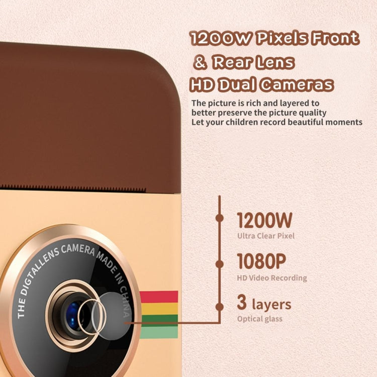 No Memory Card CP08 2.4 inch IPS HD Screen Children Instant Camera, No Memory Card, 16G, 32G – Durable Build, Easy to Use