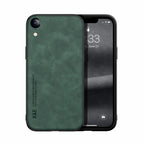 Skin Feel Magnetic Leather Back Phone Case, For iPhone XR, For iPhone XS Max, For iPhone SE 2022 / SE 2020 / 7 / 8, For iPhone 7 Plus / 8 Plus