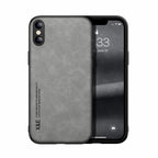 Skin Feel Magnetic Leather Back Phone Case, For iPhone XR, For iPhone XS Max, For iPhone SE 2022 / SE 2020 / 7 / 8, For iPhone 7 Plus / 8 Plus