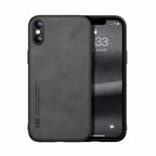 Skin Feel Magnetic Leather Back Phone Case, For iPhone XR, For iPhone XS Max, For iPhone SE 2022 / SE 2020 / 7 / 8, For iPhone 7 Plus / 8 Plus