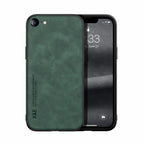Skin Feel Magnetic Leather Back Phone Case, For iPhone XR, For iPhone XS Max, For iPhone SE 2022 / SE 2020 / 7 / 8, For iPhone 7 Plus / 8 Plus