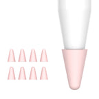 8 PCS / Set Universal Wearable Stylus Nib Cover, Pink, Yellow, Black, Red, Grey, Colorful, Green, White 1, Blue Pink Pink