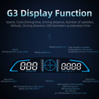 G3 Car 5.5 inch HUD Head-up Display HD GPS Speed Alarm Odometer, G3