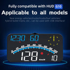 G10 5.5 inch Car HUD GPS Head Up Display Speedometer Odometer LED Windscreen Projector, G10