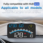 G10 5.5 inch Car HUD GPS Head Up Display Speedometer Odometer LED Windscreen Projector, G10