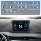 P22 3.5 inch Car HUD Head up Display GPS OBD2 Dual System Windshield Projector, P22