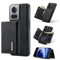 DG.MING M1 Series 3-Fold Multi Card Wallet + Magnetic Phone Case – Magnetic, Card Slot, Leather, For OnePlus Ace/10R, For OnePlus 10 Pro, For OnePlus Nord N20 5G, For Google Pixel 7 Pro 5G