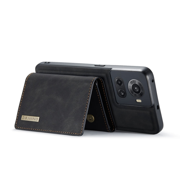 DG.MING M1 Series 3-Fold Multi Card Wallet + Magnetic Phone Case – Magnetic, Card Slot, Leather, For OnePlus Ace/10R, For OnePlus 10 Pro, For OnePlus Nord N20 5G, For Google Pixel 7 Pro 5G