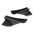 Motorcycle Winglet Aerodynamic Wing Kit Spoiler, Glossy Carbon, Matte Carbon, Forged Texture Glossy Carbon