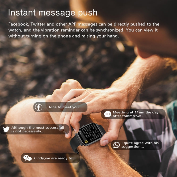 G30 1.69 inch TFT Screen Smart Watch, Steel Bnad IP67 Waterproof Support Bluetooth Call / Multiple Sports Modes, Steel Bnad