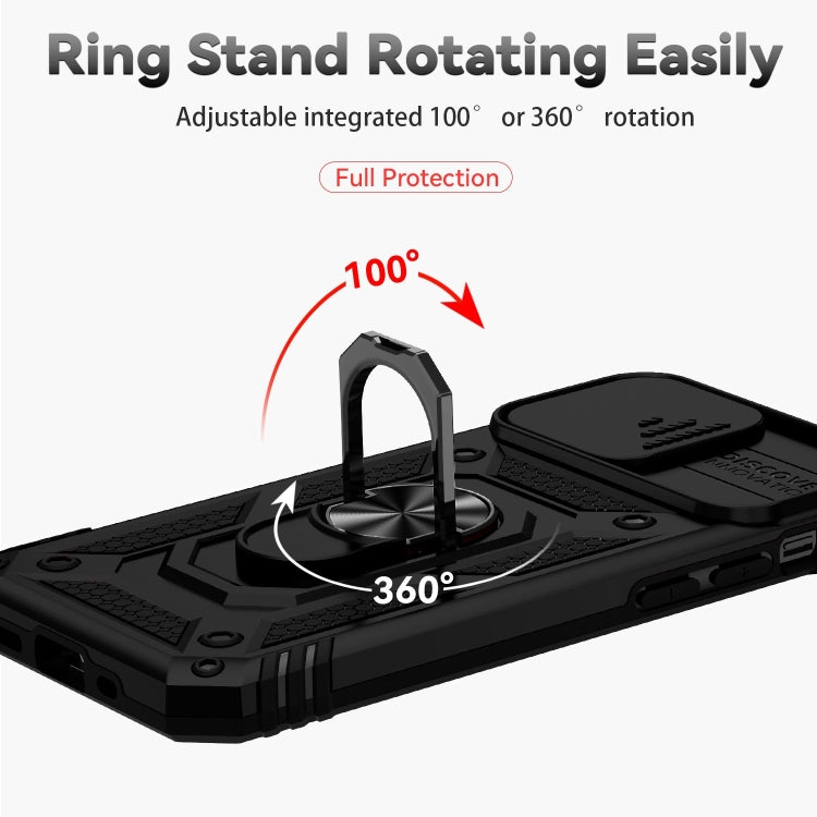 Sliding Camshield Holder Phone Case, For iPhone 14 Pro Max