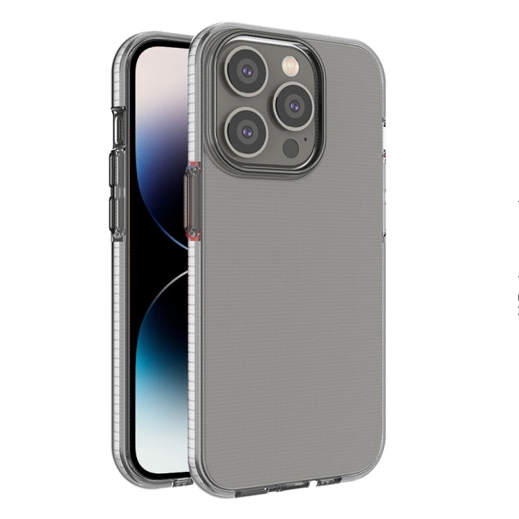 Two-color Transparent TPU Phone Case, For iPhone 14 Pro Max For iPhone 14 Pro Max White