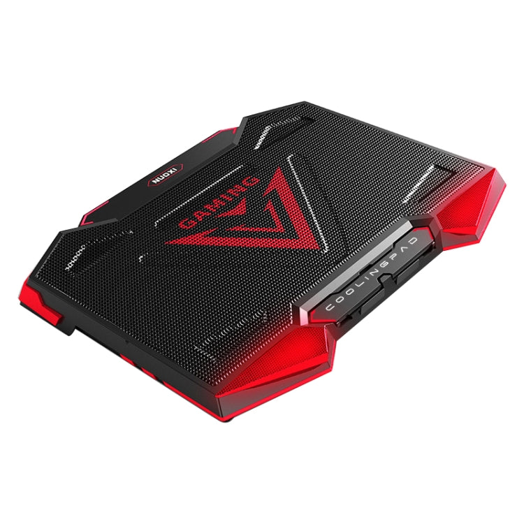 5 Fan 2 USB Lifting Folding Laptop Cooling Stand – Durable Build, Easy to Use Blue Red