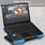 5 Fan 2 USB Lifting Folding Laptop Cooling Stand – Durable Build, Easy to Use