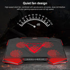 5 Fan 2 USB Lifting Folding Laptop Cooling Stand – Durable Build, Easy to Use