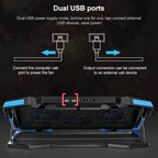 5 Fan 2 USB Lifting Folding Laptop Cooling Stand – Durable Build, Easy to Use