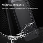 Shock Resistant Hard Shell Backpack Computer Backpack – Waterproof