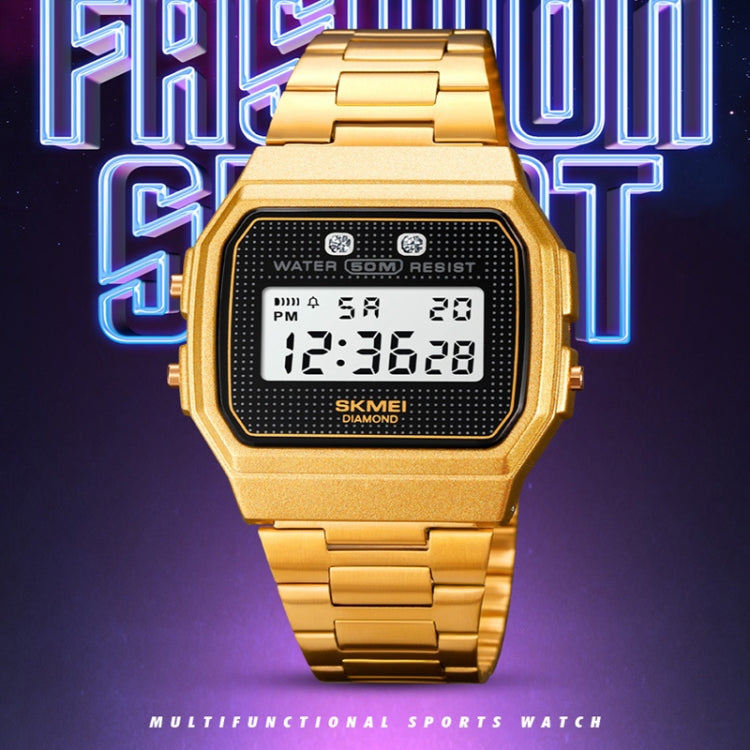 1952 Resin Mirror ABS Case Waterproof Electronic Watch