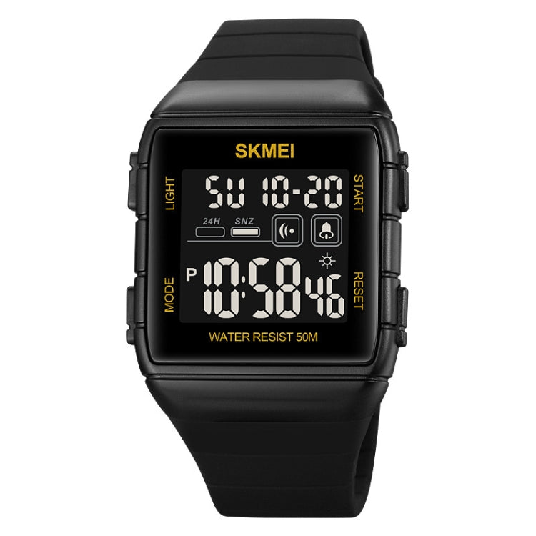 Watch – Silicone, Stainless Steel (Black) 1960 Black Gold Black Gold
