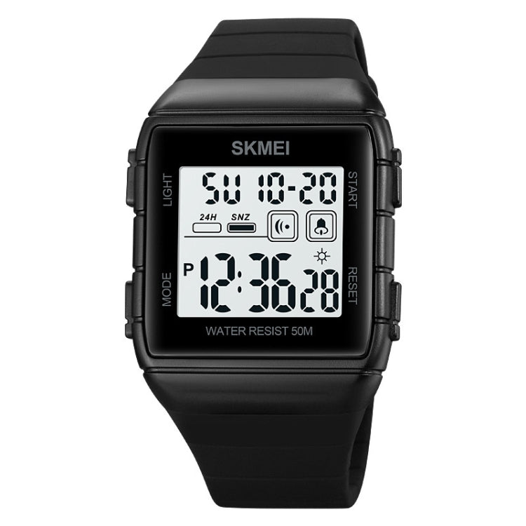 Watch – Silicone, Stainless Steel (Black) 1960 Black and White Machine Black and White Machine