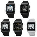 Watch – Silicone, Stainless Steel (Black)