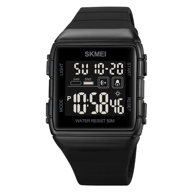 Watch – Silicone, Stainless Steel (Black) 1960 Black and Black Machine Black and Black Machine
