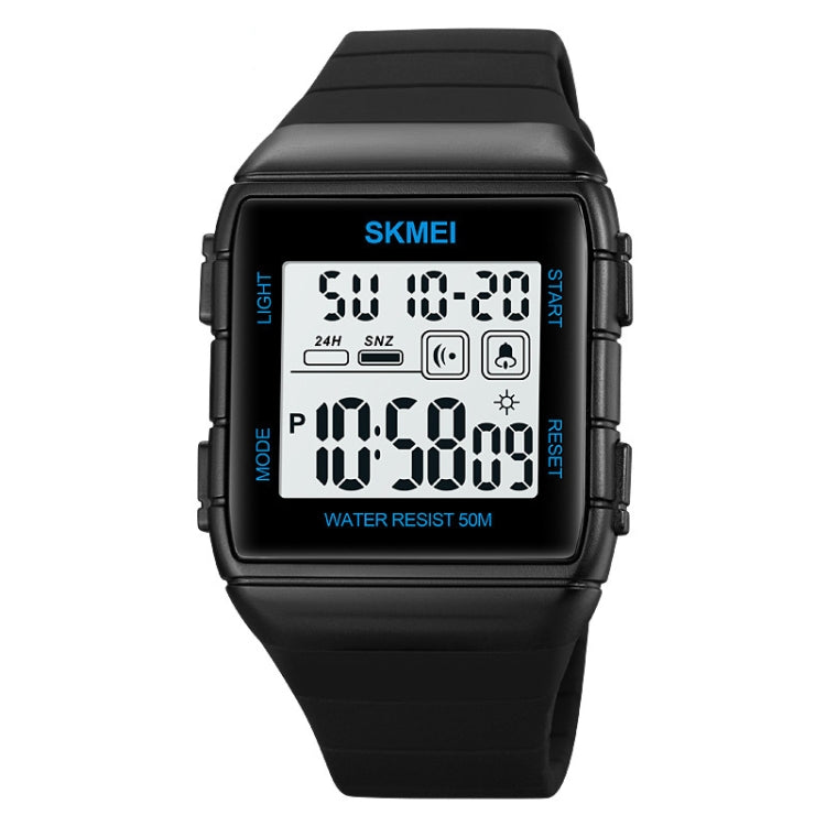 Watch – Silicone, Stainless Steel (Black) 1960 Blue Blue