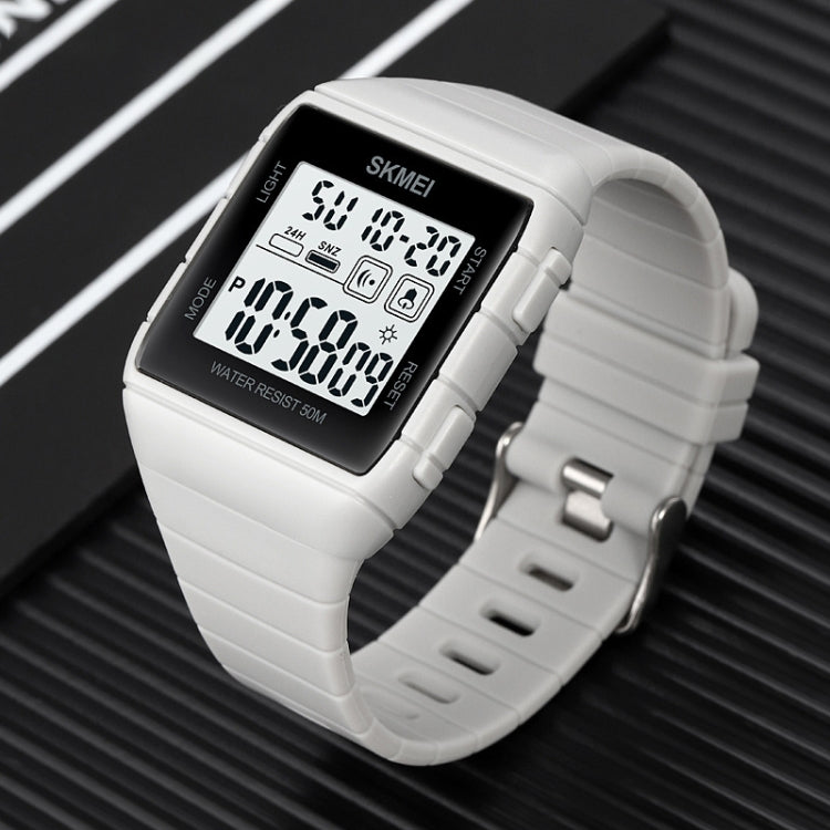 Watch – Silicone, Stainless Steel (Black)