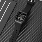 Watch – Silicone, Stainless Steel (Black)