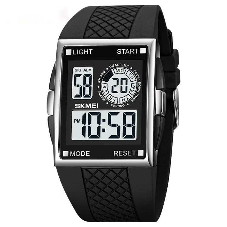 Watch – Stainless Steel #5 Silver and White Machine