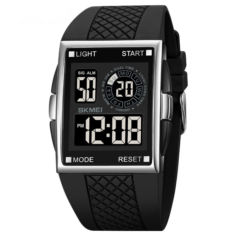 Watch – Stainless Steel #5 Silver and Black Machine