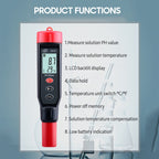 BENETECH GM760 Digital PH Meter Tester, GM760 – Durable Build, Easy to Use