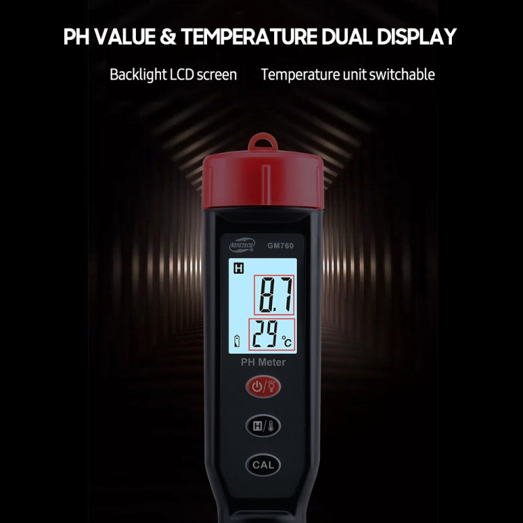 BENETECH GM760 Digital PH Meter Tester, GM760 – Durable Build, Easy to Use