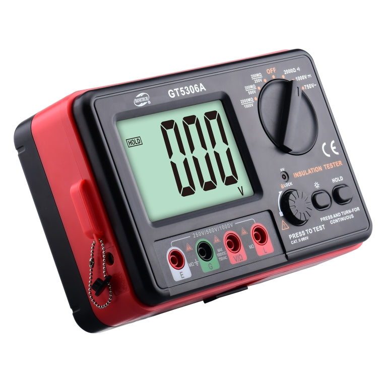 BENETECH GT5306A Insulation Resistance Tester, Battery Not Included Default Title