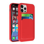 TPU Phone Case – + Flannel Lining Card Slots Phone Case, For iPhone 14 Plus