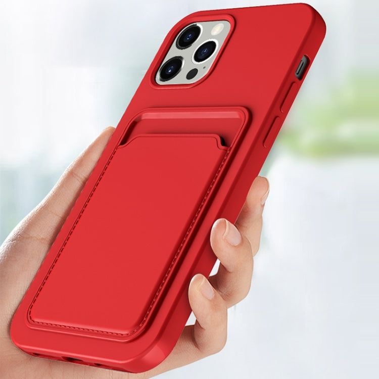 TPU Phone Case – + Flannel Lining Card Slots Phone Case, For iPhone 14 Plus