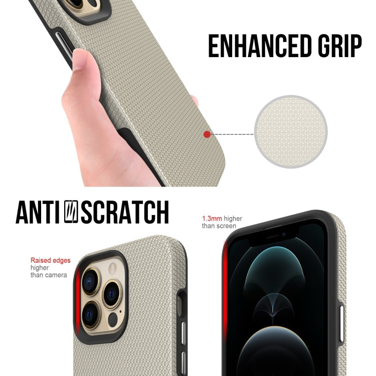 Triangle Armor Texture Phone Case, For iPhone 14 Pro, For iPhone 14...