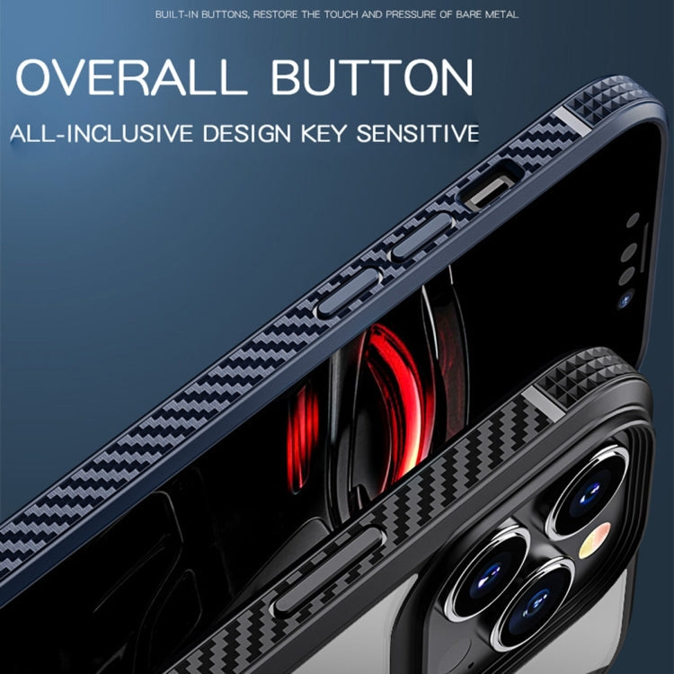 Carbon Fiber Four-corner Airbag Shockproof Case, For iPhone 14 Pro Max, For iPhone 14 Plus, For iPhone 14 Pro