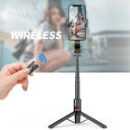 L12 Bluetooth Remote Control Tripod Selfie Stick Phone Holder, L12