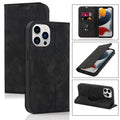 Phone Case – Leather, Magnetic (iPhone 13 Pro Max) For iPhone 13 Pro Max Black