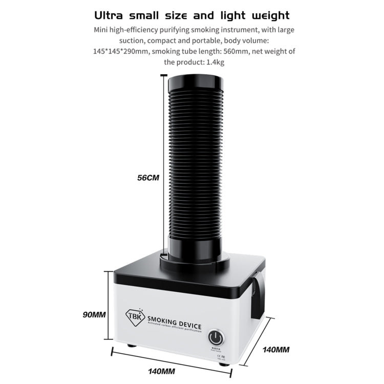 TBK 638 Mini 50W Efficient Purification Smoking Instrument,, US Plug, UK Plug, AU Plug, EU Plug – Durable Build, Easy to Use