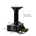 D-201 2 in 1 Intelligent Constant Temperature Soldering Iron With Solder Smoking Absorber Tool,, US Plug, UK Plug, AU Plug, EU Plug