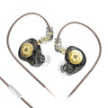 KZ-EDX PRO Dynamic HiFi In-Ear Sports Music Headphones, With Microphone, Without Microphone With Microphone Transparent Black