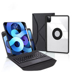 Z11B-A Pen Slot Touchpad Bluetooth Keyboard Leather Tablet Case, For iPad Pro 11 2021/2020/2018, For iPad Air 11 2025 / 2024 / Air 5 / Air 4, For iPad 10.2 2021/2020/2019 For iPad Pro 11 2021 2020 2018 Black