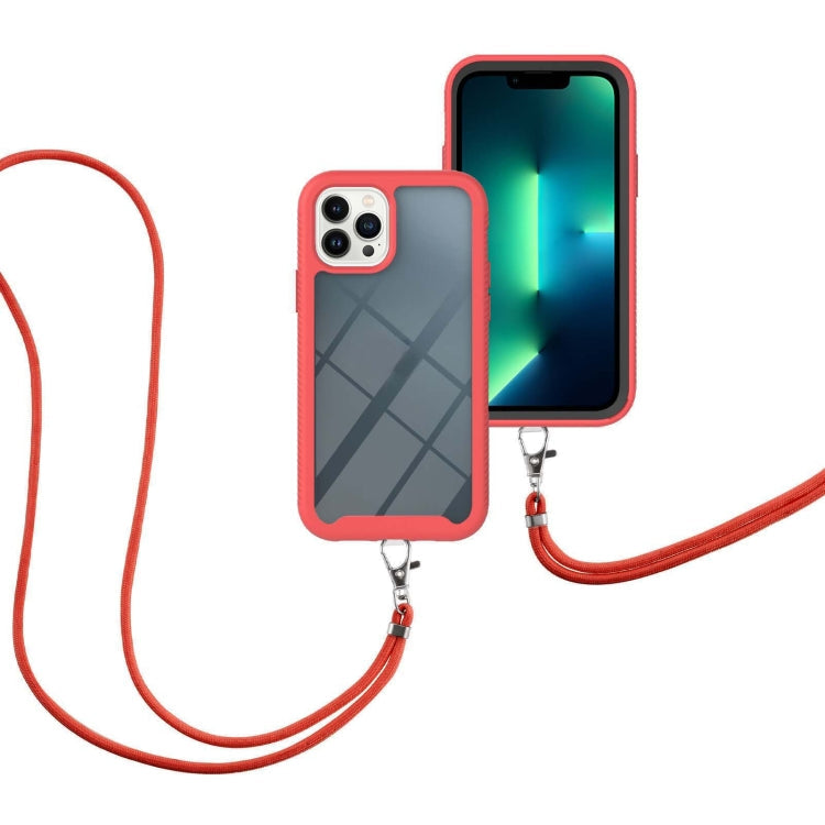 Starry Sky Solid Color Series Shockproof PC + TPU Phone Case with Neck Strap – Shockproof, Lanyard, TPU, For iPhone 14 Pro Max, For iPhone 14 Pro, For iPhone 14 Max, For iPhone 14, For Motorola Moto G 5G 2022, For Motorola Moto G Stylus 2022 4G
