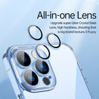 Crytal Steel Series Diamond Glass + TPU Phone Case, For iPhone 13, For...
