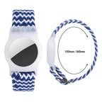 Tracking Locator Nylon Weave Wristband Anti-Lost TPU Case For AirTag 2nd Gen / AirTag 1st Gen